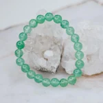 Green aventurine beaded bracelet