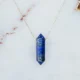 Lapis Lazuli point necklace
