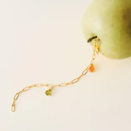 SUCCESS 18K bracelet (Carnelian + Peridot)